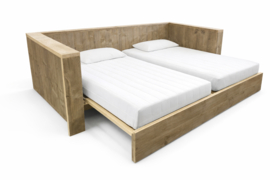 Bedbank DeLuxe, uitschuifbaar naar 2persoons