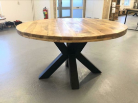 EETTAFEL ROND MANGOHOUT