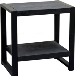 SIDETABLE BEBR ZWART MANGOHOUT 60CM