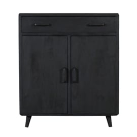 KAST FSOM ZWART MANGOHOUT 100CM