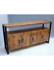 TV MEUBEL MET 4 DEURTJES MANGOHOUT