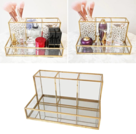 Make-up Organizer Goud 