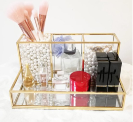 Make-up Organizer Goud 