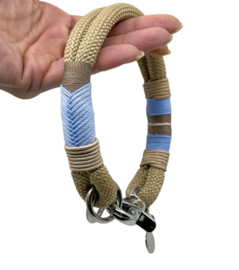 halsband touw  Ø10mm met musketon sluiting