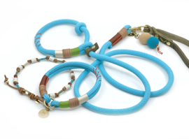combinaties met turquoise/aqua touw