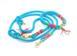 combinaties met turquoise/aqua touw