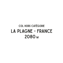 Pull cycliste La Plagne