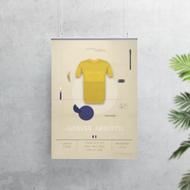 Poster wielrennen - Anquetil