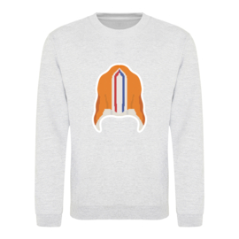 Schaats sweater - Noorse muts oranje