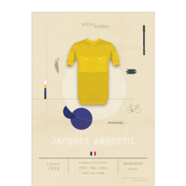 Poster wielrennen - Anquetil