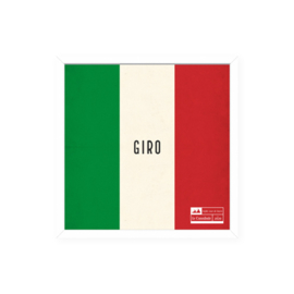 Wielren poster - giro d'Italia vlag