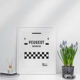 Poster wielrennen - Peugeot