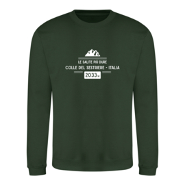 Cycling sweat Colle del Sestriere