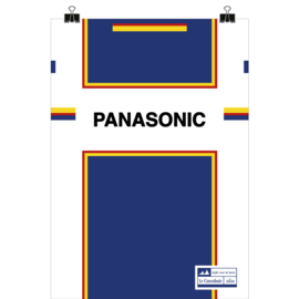 Vintage wielerposter - Panasonic wielerploeg