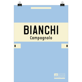 Cycling poster - Bianchi Campagnolo