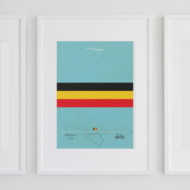 Affiche cyclisme - Belgique