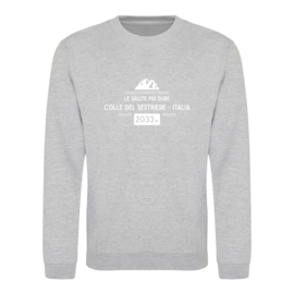 Cycling sweat Colle del Sestriere