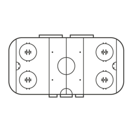 Chandail de patinage - patinoire de hockey sur glace