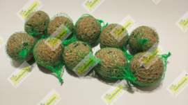 Vetbollen met netje 10 stuks