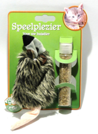 Kattenspeelgoed met kattenkruid muis
