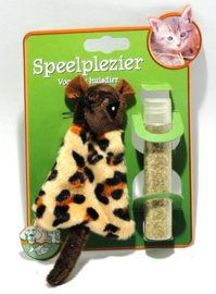 Kattenspeelgoed met kattenkruid pantermuis