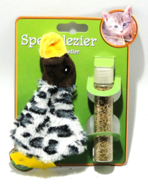 Kattenspeelgoed met kattenkruid eend