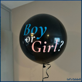 Gender reveal ballon