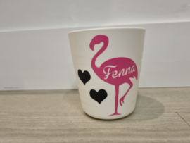 Beker 'flamingo'