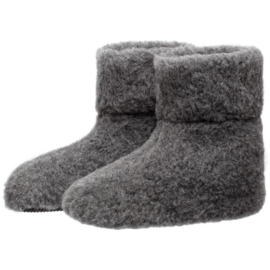 Sloffen van 100% Schapenwol met antislip zool Unisex