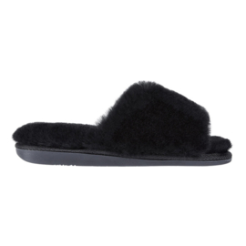 Fluffy Instapper Mano Zwart