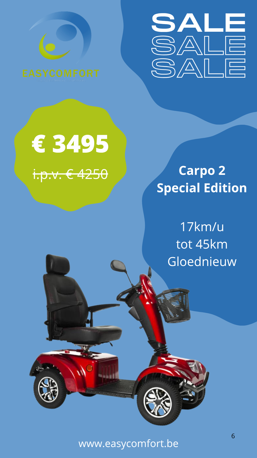 Actie Carpo 2 Special edtion nieuw (slechts 1 stuk voorradig!)