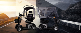 De Movo regenkap voor scootmobielen