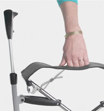 Let's fly rollator trust care inclusief tas 