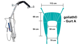 Tildoek A voor de Goliath passieve tillift 250 KG