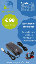Actie!!! Scootmobiel acculader 24v 8Ah