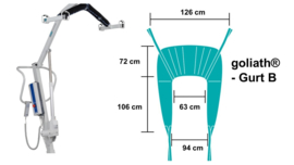 Tildoek B voor de Goliath passieve tillift 250 KG