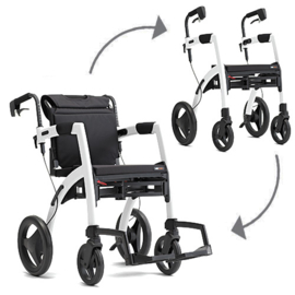 Rollz Motion 2 – Rollator en Rolstoel in 1 | Lichtgewicht & Opvouwbaar