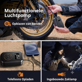Draadloze Digitale Luchtpomp  – Voor Scootmobielen & Elektrische Rolstoelen