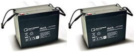 Q-Batteries 12V 77Ah vervangset scootmobiel