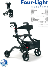 Four light rollator