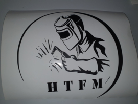 Sticker HTFM groot