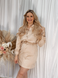 Suède Dress beige