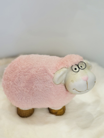 Roze schaap groot