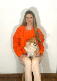 Pippa sweater oranje
