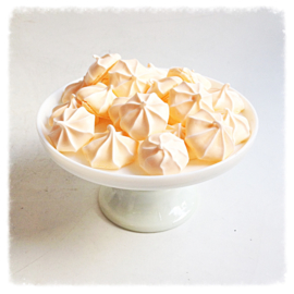 Meringue ster oranje sinaasappel