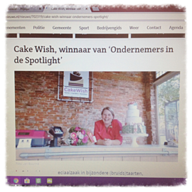 SweetMeringue  & CakeWish winnaar leukste winkel van Groningen 2018