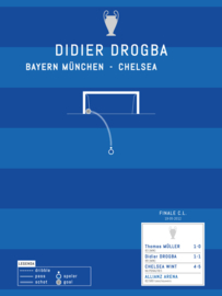 Poster - Drogba 2012 goal