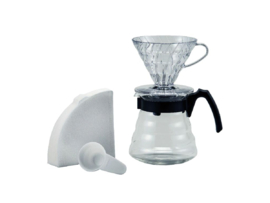 Hario V60 Pour Over Kit - dripper + server + filters