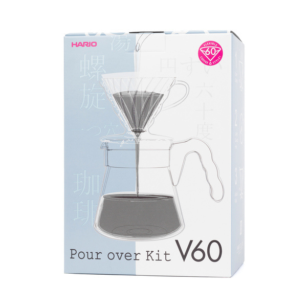 Hario V60 Pour Over Kit - dripper + server + filters