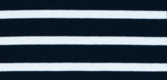 Bretonse streep hoofdband Marineblauw - Wit